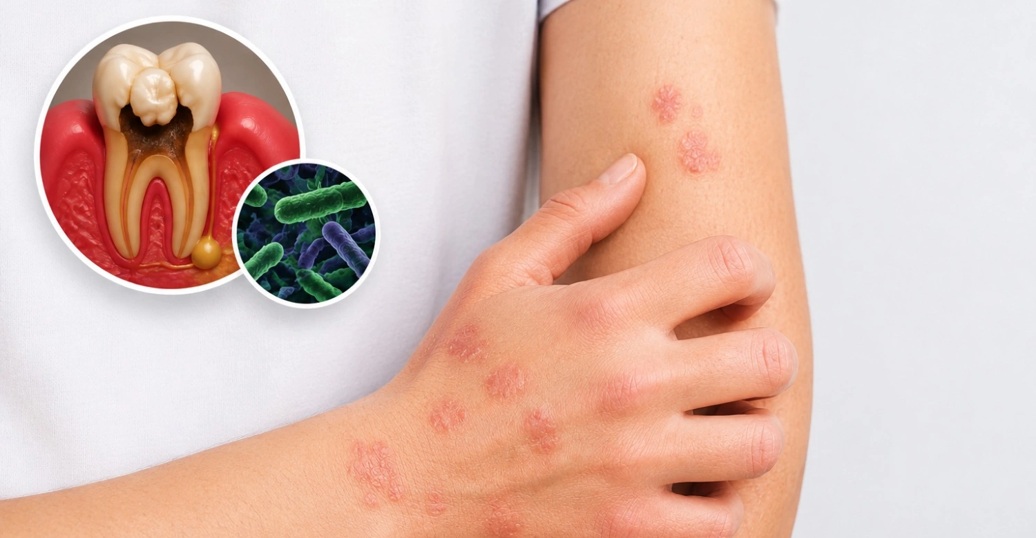 Can tooth infection cause psoriasis1
